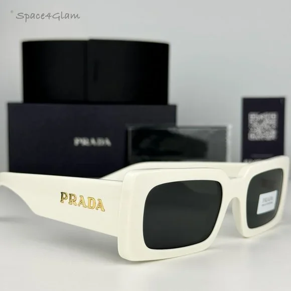 Prada | Accessories | New Prada Pr A7s 425s0 Talc White Dark  display picture 1